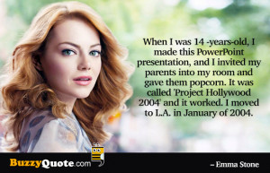 Emma Stone Quotes From The Help Emma stone quotes by buzzyquote