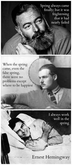 What I Would Say to Hemingway.