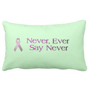 Breast Cancer Quote Throw Pillow Zazzle