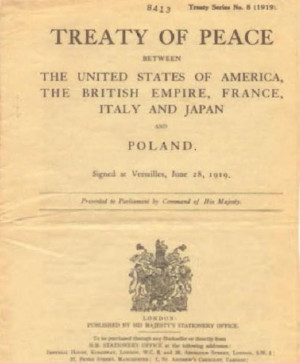 the treaty versailles peace