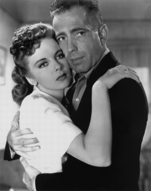 Humphrey Bogart & Ida Lupino