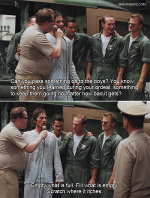 Navy on mic: Can you pass something on to the boys? You know ...