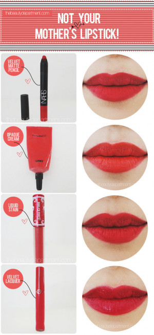Red Lips Tumblr Quotes DIY Red Lipstick Evolved