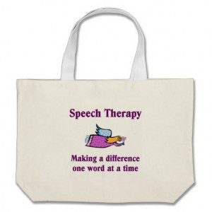 Speech Therapist Tote Bag