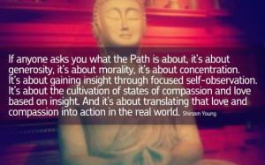 Buddhist Life Quotes and Wisdom sayings.