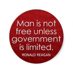 Ronald Reagan Quotes Classic Round Sticker