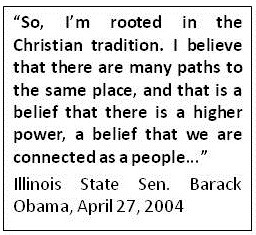 ... challenged President Barack Obama's theology as being 