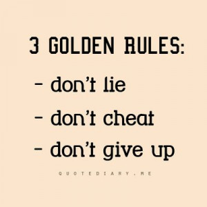 quotes #life GOLDEN RULES