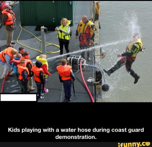 Coast guard demonstration gone wrong