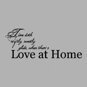 Love at home... Family Wall Quotes Words Sayings Removable Home Wall ...