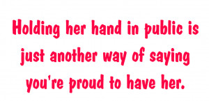 Holding Hand cute quotes about love