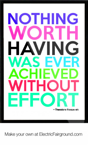 Theodore Roosevelt Framed Quote