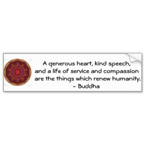 buddha_compassion_quote_quotation_bumper_sticker ...