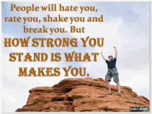 Motivational, quotes, sayings, wise, hate you, strong