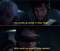 Quotes from X-Men (2000) Movie. I seriously fell off the couch ...