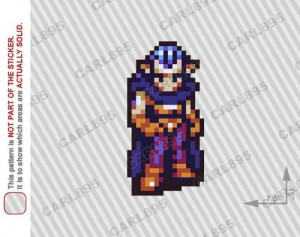 Chrono Trigger - Magus Quote Wall Art Applique Stickers