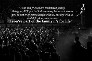 If your in the family, Its for life.