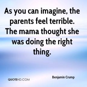 Benjamin Crump - As you can imagine, the parents feel terrible. The ...