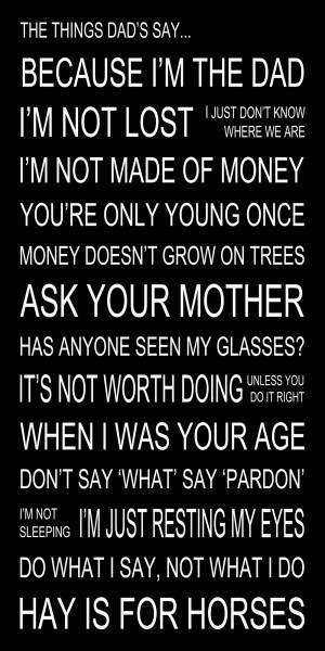 Dad Sayings Bus Scrolls