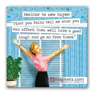 Retro Realtor Magnets are cute promotional items clients will keep on ...