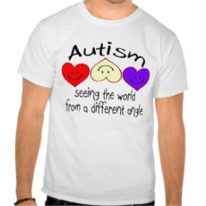 Autism Seeing The World From A Different Angle T-shirts