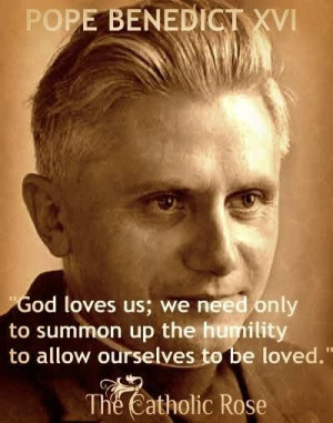Pope Benedict XVI...