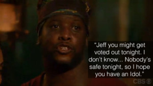 Will lets Jeff Probst know that anything could happen at Tribal ...
