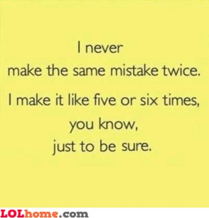 funny image Making mistakes