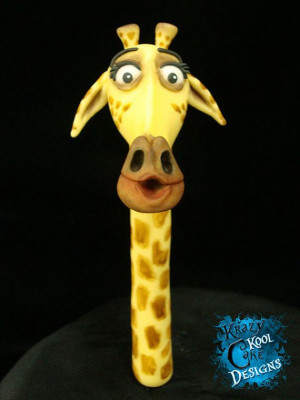 Melman the Giraffe Cake Topper From Madagascar