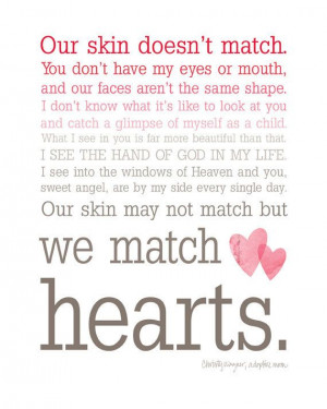 Adoption Quotes Wall art - adoption quote