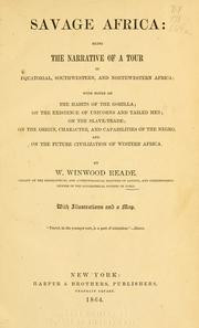 Cover of Savage Africa by William Winwood Reade