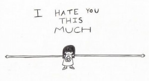 hate you !. . HATE YOU THIS. centimeters or inches? i Hate You much ...