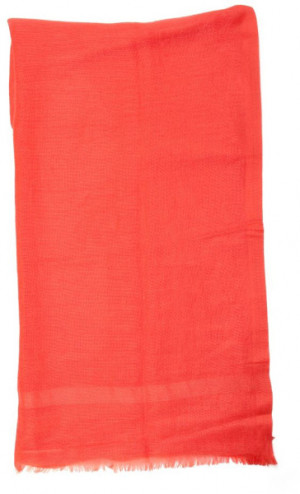 Love Quotes Coral Reef Linen Scarf in Pink (coral)