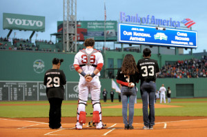 Photos: Mission Hill Pirates youth softball team joins Red Sox players ...