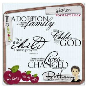 Popular Baby Adoption Announcements & Older Child Adoption Cards