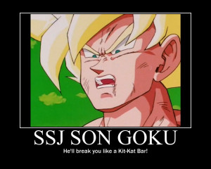 SSJ Son Goku--(Poster) by XPvtCabooseX