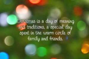Christmas is a day of meaning and traditions, a special day spent in ...