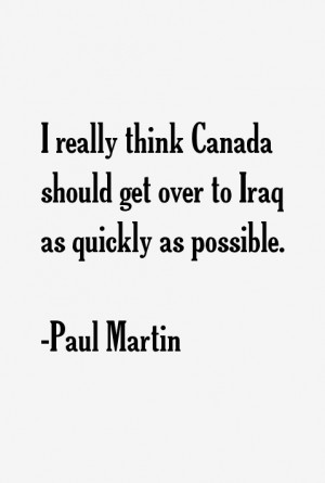 Paul Martin Quotes & Sayings