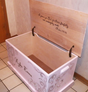 custom-hope-chest-or-toy-box-with-a-verse-of-your ...