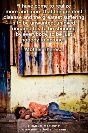 uncared for to be shunned by everybody to be just nobody to no one ...