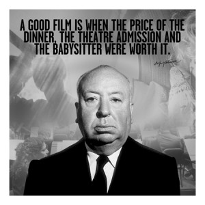 Alfred Hitchcock Quote Canvas Art Print