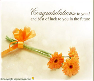 Congratulations Wishes Card