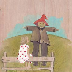 Dorothy and Scarecrow Quote Throw Pillow on