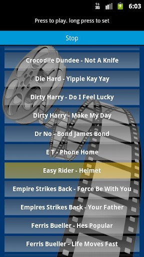 of the greatest movie quotes of all time. Settable as either ringtone ...