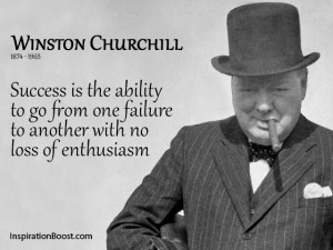 Success is… Winston Churchill Quote