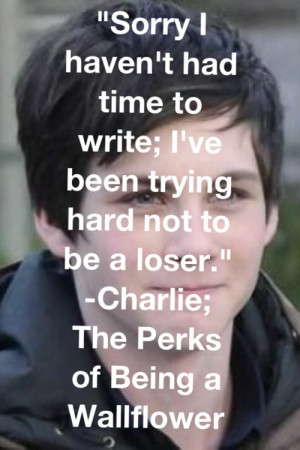 Sorry I haven’t had time to write; I’ve been trying hard not to be ...