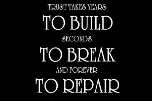 ... to build, seconds to break, and forever to repair. Picture Quote #2