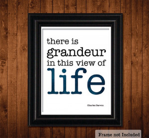 VIEW of LIFE, Charles Darwin Quote, Inspirational Quote, Featured in ...