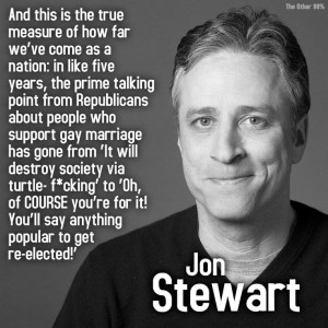 Jon Stewart on Gay Marriage