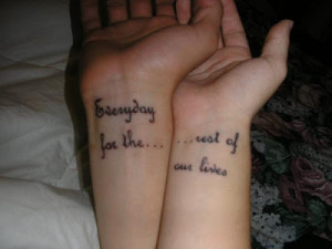 Quotes Tattoos for Couples